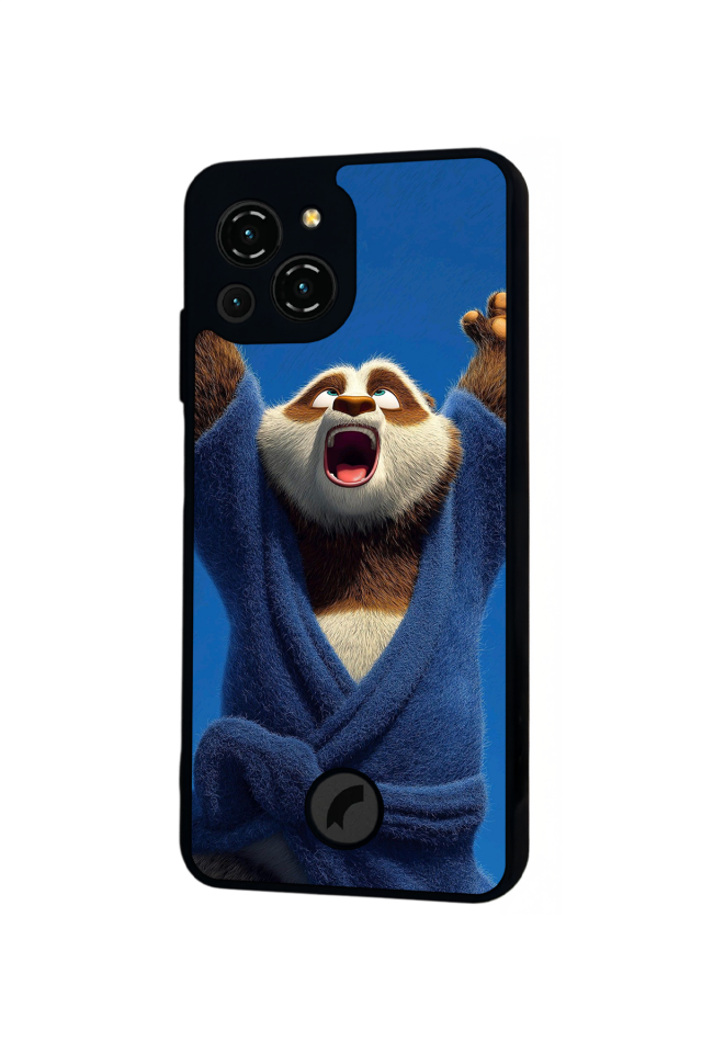 Reeder S23 Pro Max Uyumlu Kung Fu Panda Tasarımlı Glossy Premium Kılıf