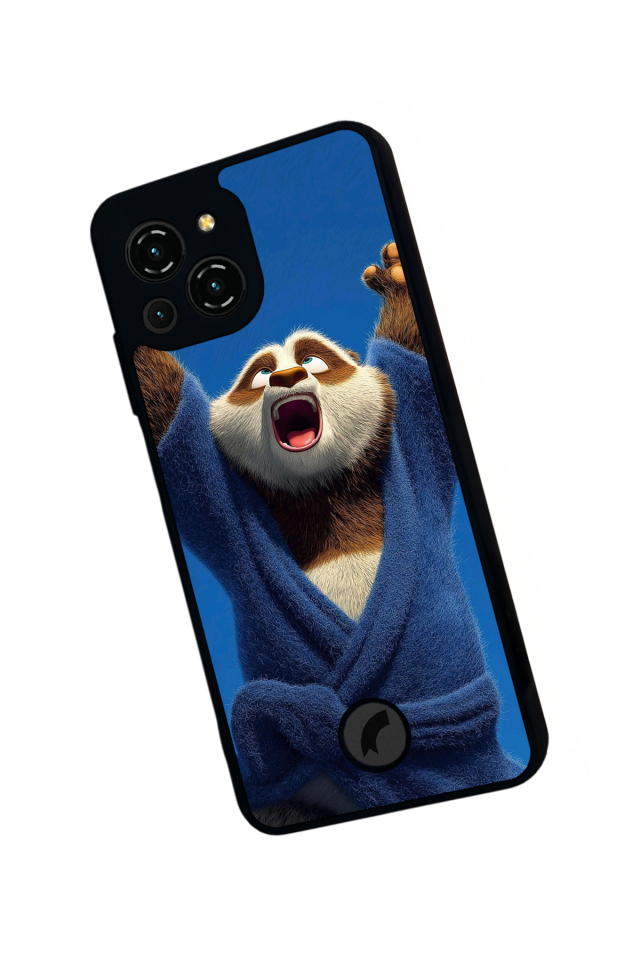Reeder S23 Pro Max Uyumlu Kung Fu Panda Tasarımlı Glossy Premium Kılıf