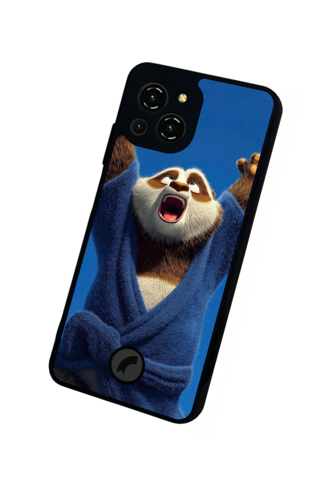 Reeder S23 Pro Max Uyumlu Kung Fu Panda Tasarımlı Glossy Premium Kılıf