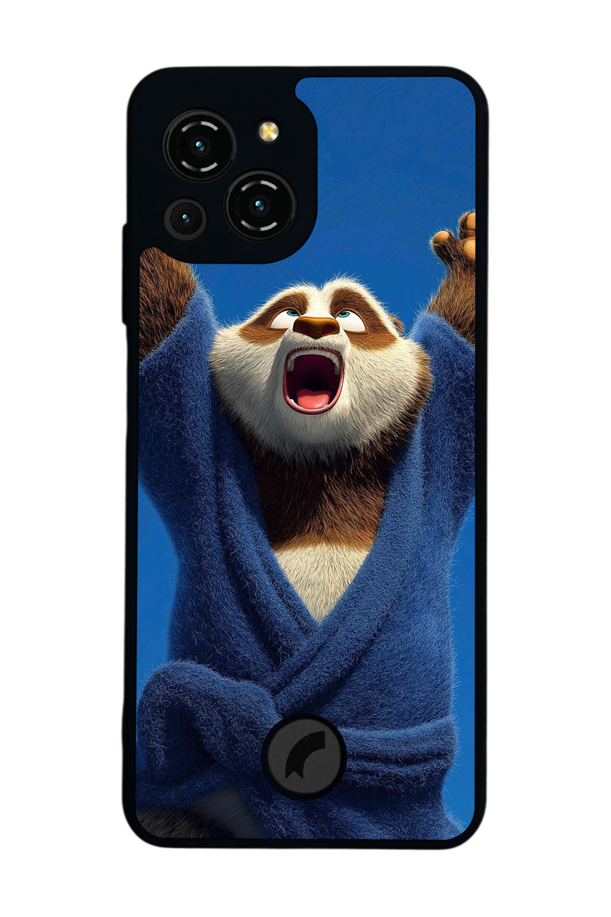 Reeder S23 Pro Max Uyumlu Kung Fu Panda Tasarımlı Glossy Premium Kılıf