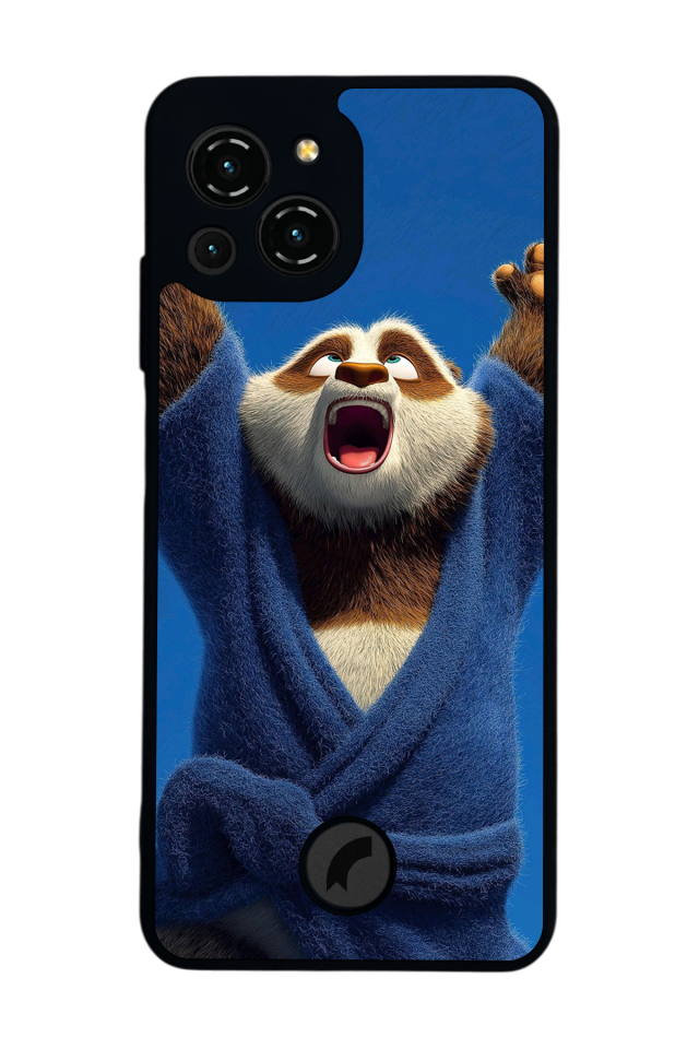 Reeder S23 Pro Max Uyumlu Kung Fu Panda Tasarımlı Glossy Premium Kılıf
