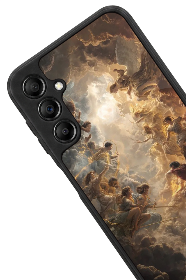 Samsung Galaxy A14 Uyumlu Melek Tasarımlı Glossy Premium Kılıf