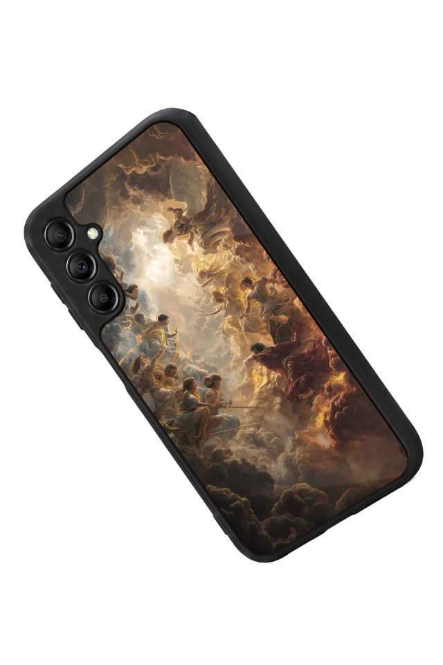 Samsung Galaxy A14 Uyumlu Melek Tasarımlı Glossy Premium Kılıf