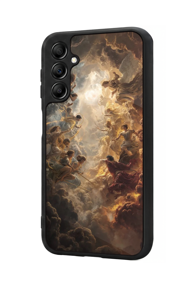 Samsung Galaxy A14 Uyumlu Melek Tasarımlı Glossy Premium Kılıf