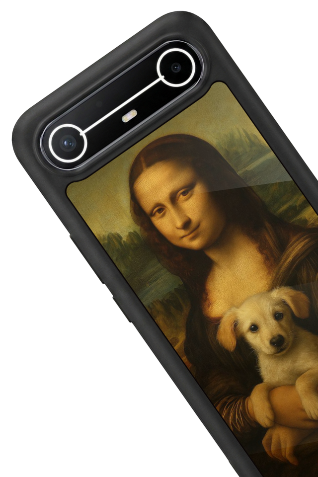 Tecno Spark Slim 5G Uyumlu Monalisa Tasarımlı Glossy Premium Kılıf