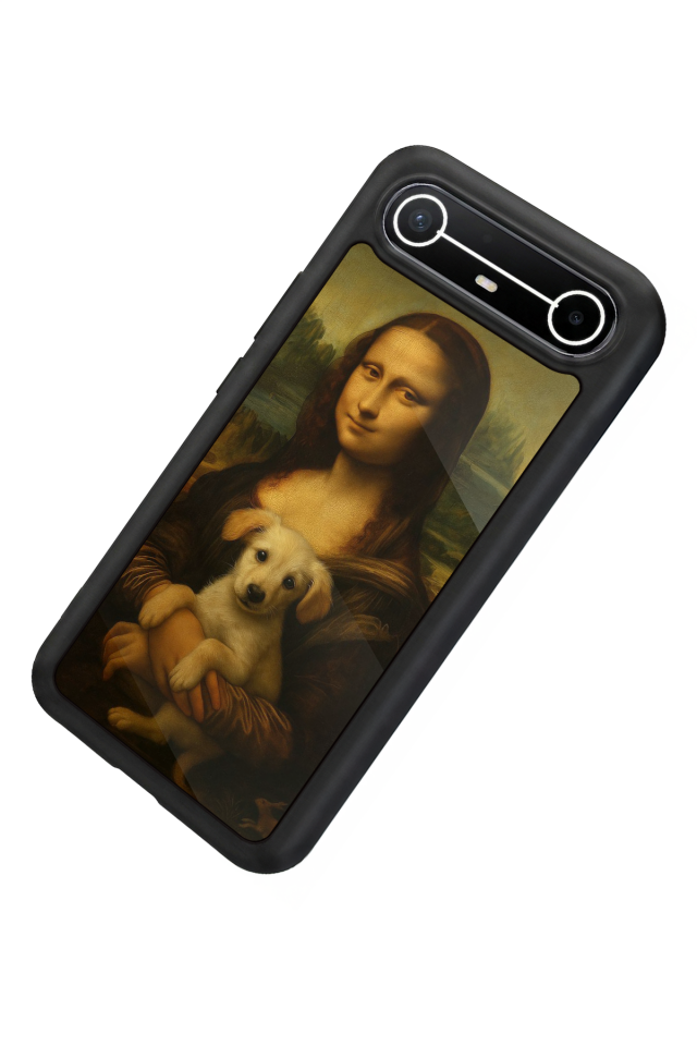 Tecno Spark Slim 5G Uyumlu Monalisa Tasarımlı Glossy Premium Kılıf