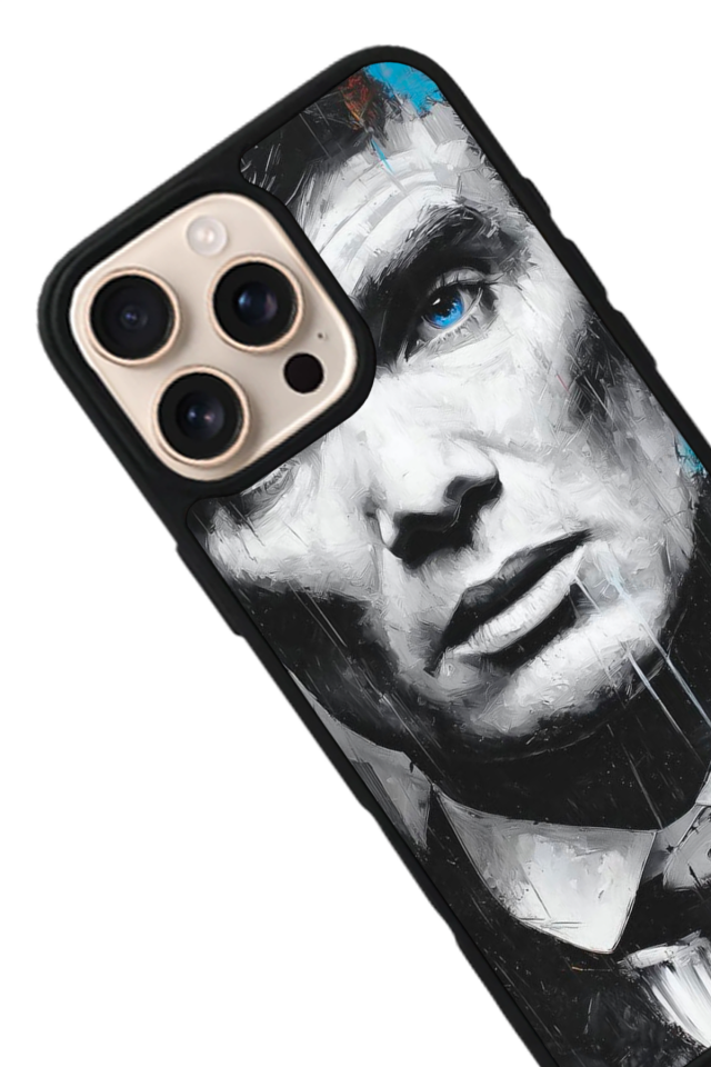 iPhone 16 Pro Uyumlu Peaky Blinders Tasarımlı Glossy Premium Kılıf