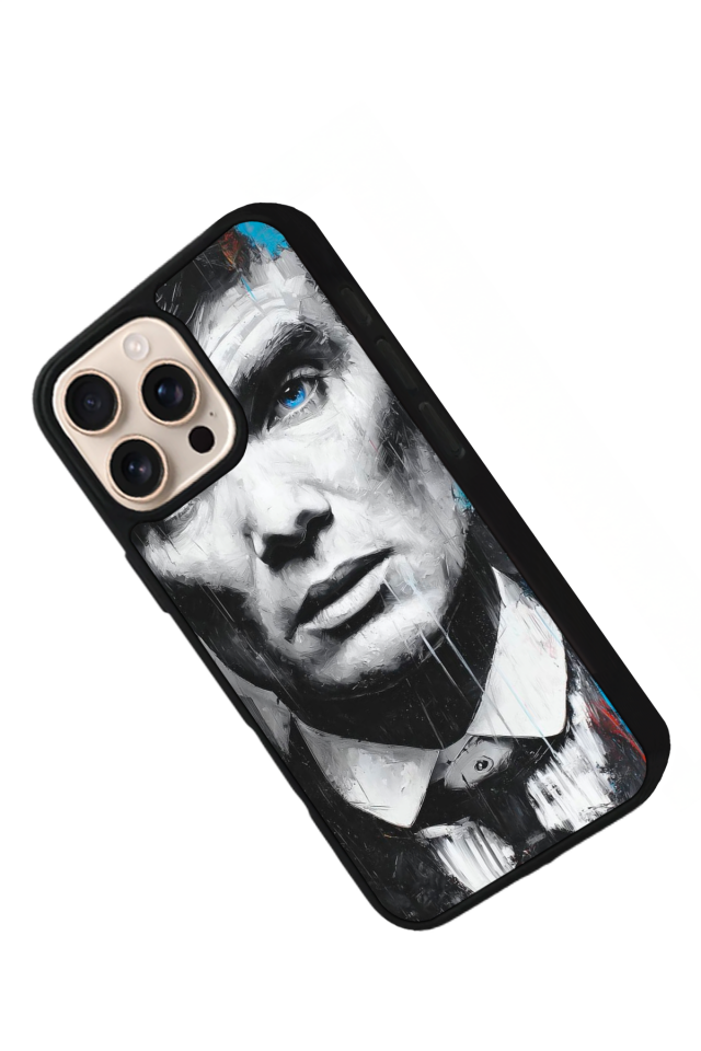 iPhone 16 Pro Uyumlu Peaky Blinders Tasarımlı Glossy Premium Kılıf