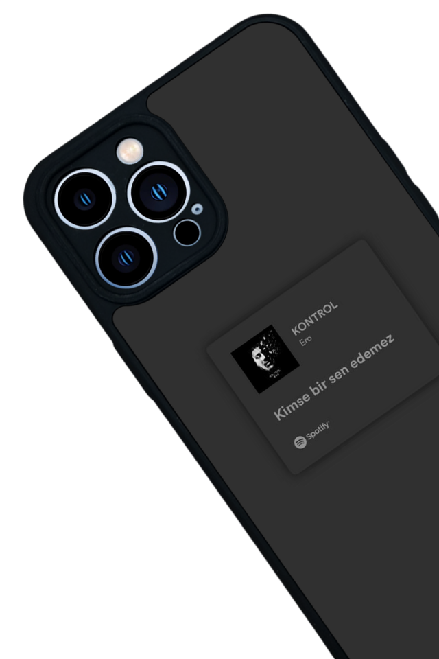 iPhone 12 Pro Max Uyumlu Sarki Sozleri Tasarımlı Glossy Premium Kılıf