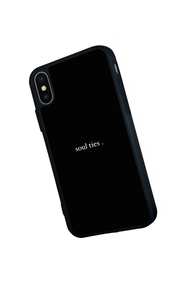 iPhone X/ XS Uyumlu SOUL Tasarımlı Glossy Premium Kılıf