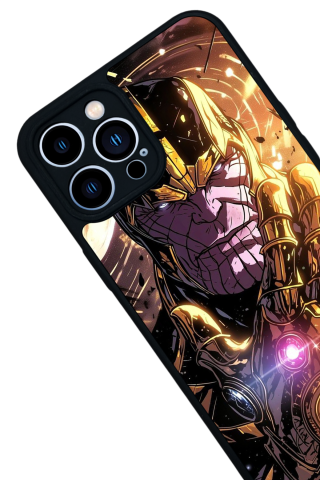 iPhone 13 Pro Max Uyumlu Thanos Tasarımlı Glossy Premium Kılıf