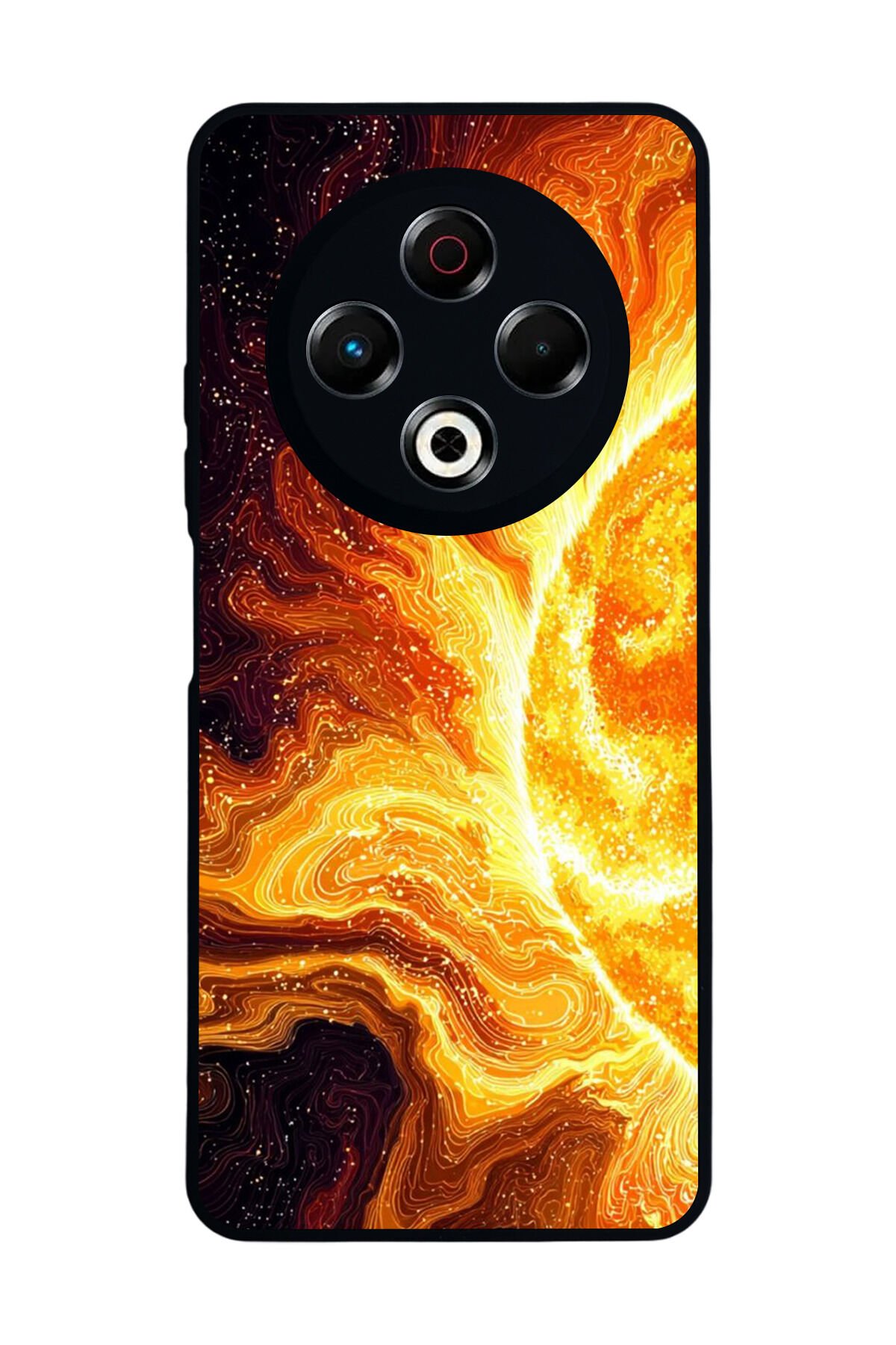 Tecno Spark 30 Uyumlu Gunes Tasarımlı Glossy Premium Kılıf