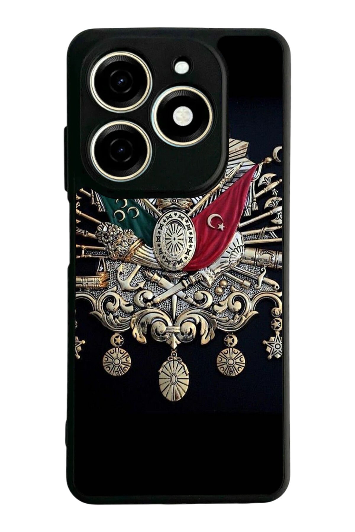 Infınıx Smart 8 Pro Uyumlu Osmanli Tugrasi Tasarımlı Glossy Premium Kılıf