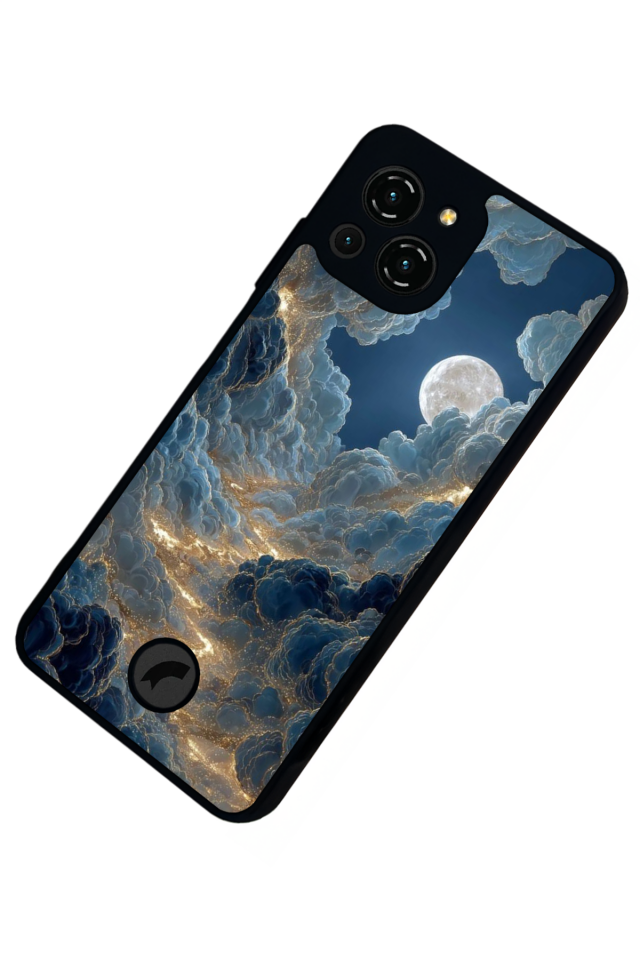 Reeder S23 Pro Max Uyumlu Ay Tasarımlı Glossy Premium Kılıf