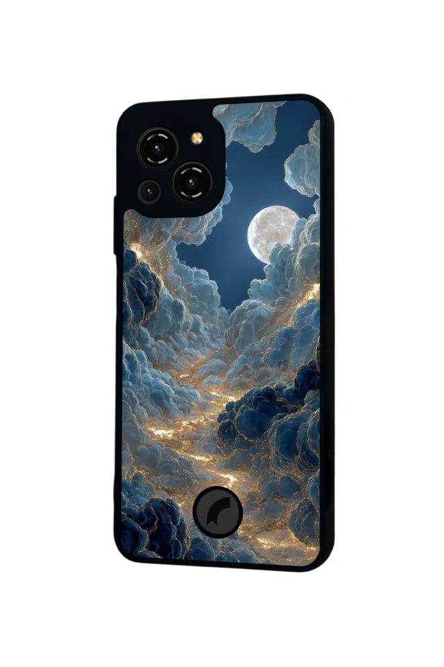 Reeder S23 Pro Max Uyumlu Ay Tasarımlı Glossy Premium Kılıf