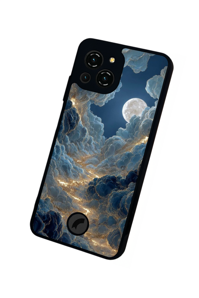 Reeder S23 Pro Max Uyumlu Ay Tasarımlı Glossy Premium Kılıf