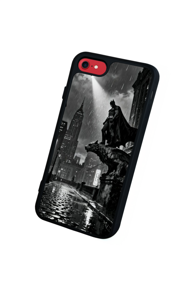 iPhone SE Uyumlu Batman Tasarımlı Glossy Premium Kılıf