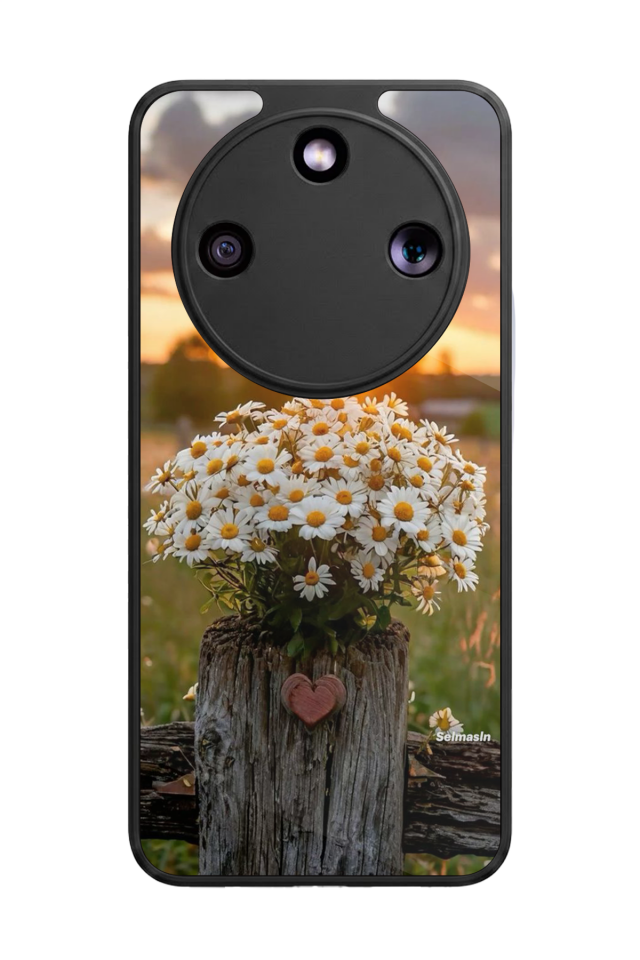 Honor Magic 8 Lite Uyumlu Cicek Tasarımlı Glossy Premium Kılıf