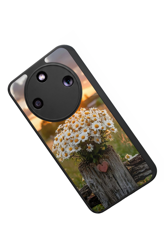 Honor Magic 8 Lite Uyumlu Cicek Tasarımlı Glossy Premium Kılıf