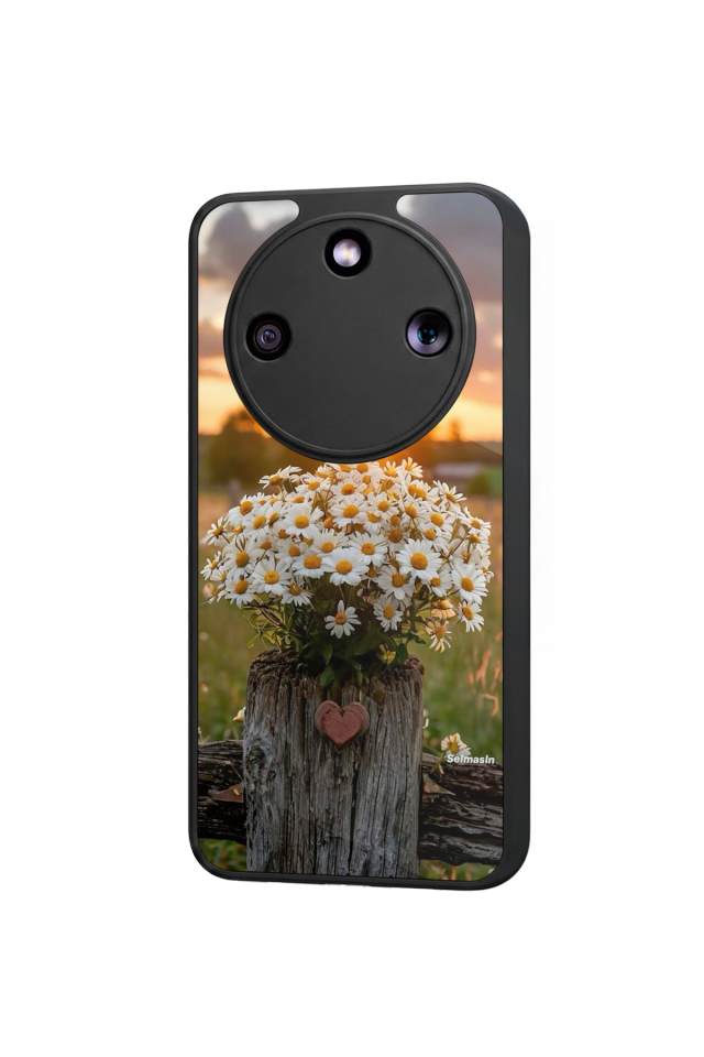 Honor Magic 8 Lite Uyumlu Cicek Tasarımlı Glossy Premium Kılıf