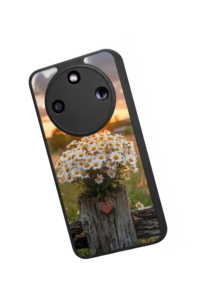 Honor Magic 8 Lite Uyumlu Cicek Tasarımlı Glossy Premium Kılıf