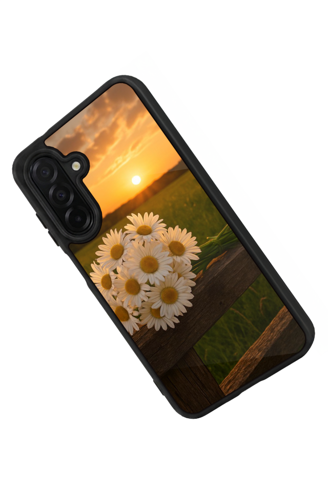 Samsung Galaxy A36 Uyumlu Cicek Tasarımlı Glossy Premium Kılıf