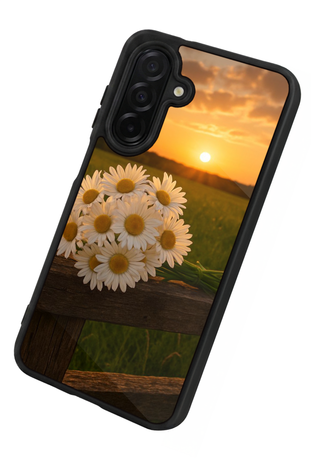 Samsung Galaxy A36 Uyumlu Cicek Tasarımlı Glossy Premium Kılıf