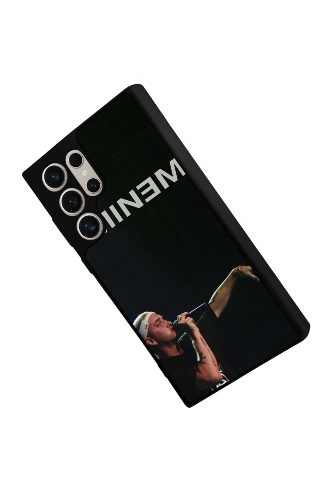 Samsung Galaxy S23 Ultra Uyumlu Eminem Tasarımlı Glossy Premium Kılıf