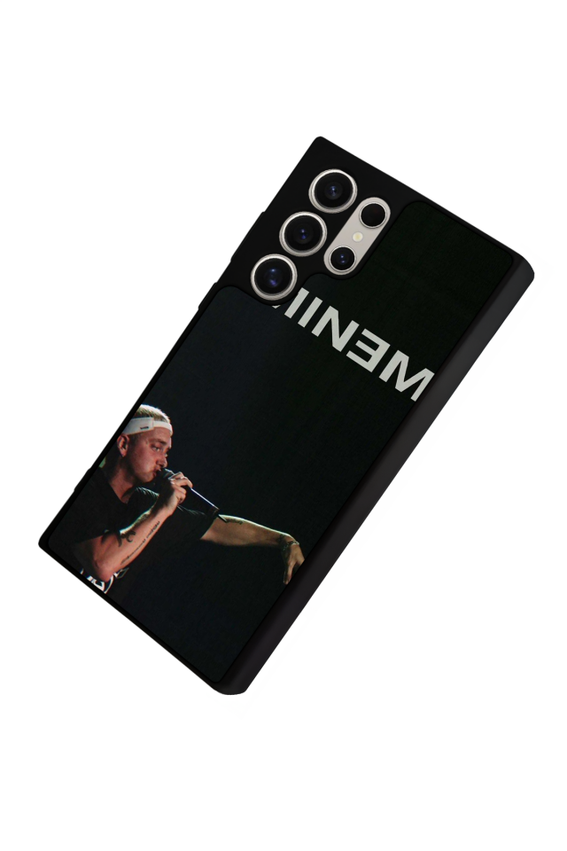 Samsung Galaxy S23 Ultra Uyumlu Eminem Tasarımlı Glossy Premium Kılıf