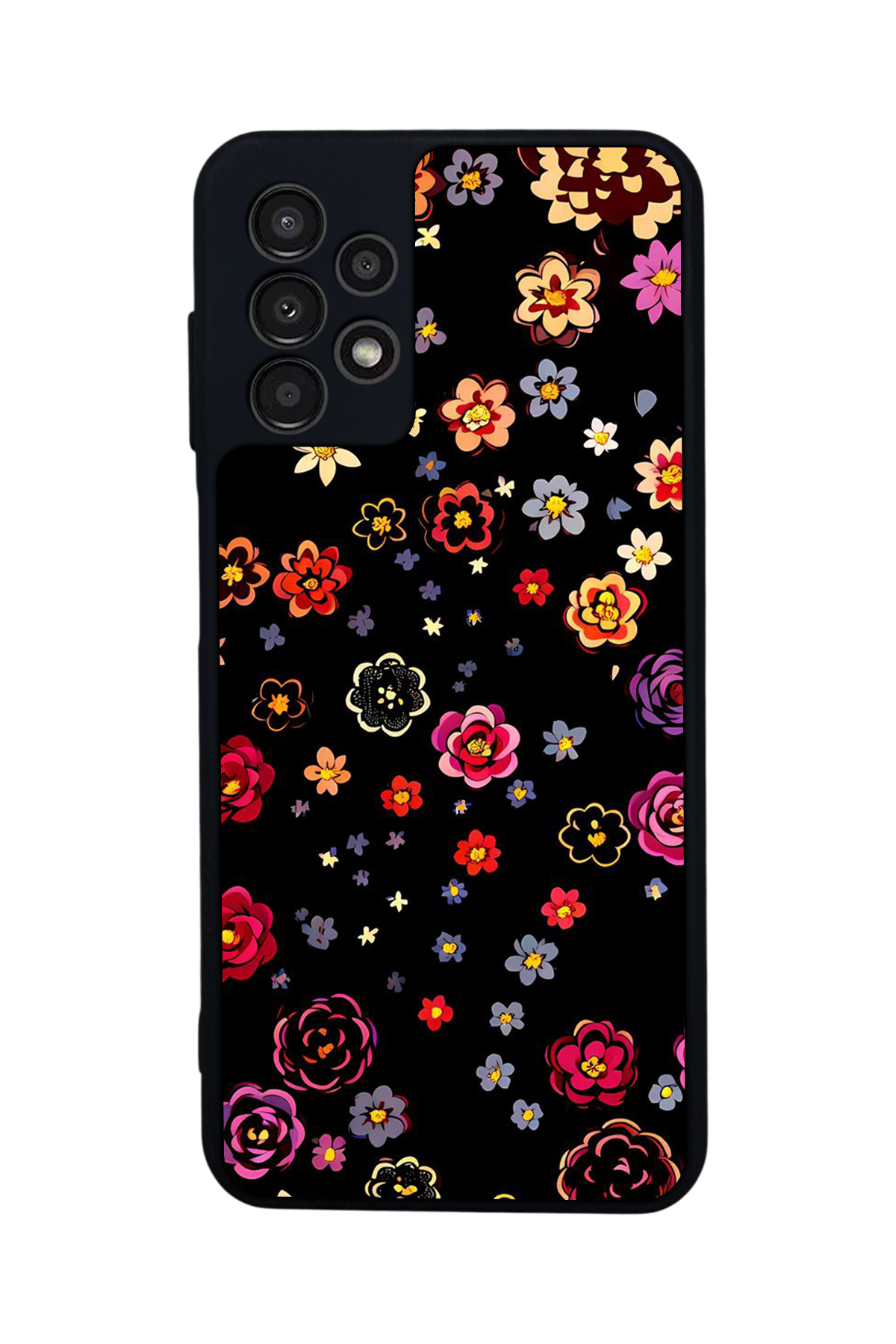 Samsung Galaxy A23 Uyumlu Floral Tasarımlı Glossy Premium Kılıf