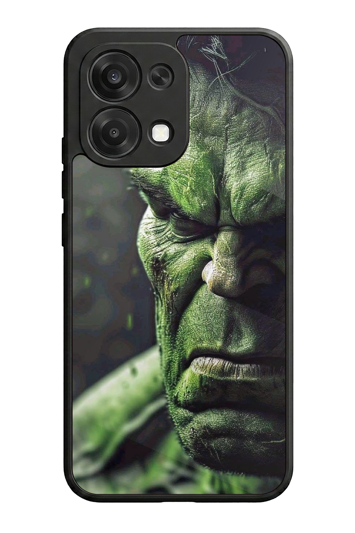 Oppo A6 Pro Uyumlu Hulk Tasarımlı Glossy Premium Kılıf