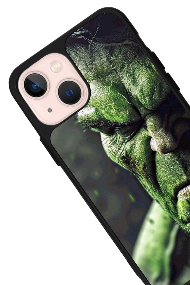 iPhone 13 Mini Uyumlu Hulk Tasarımlı Glossy Premium Kılıf