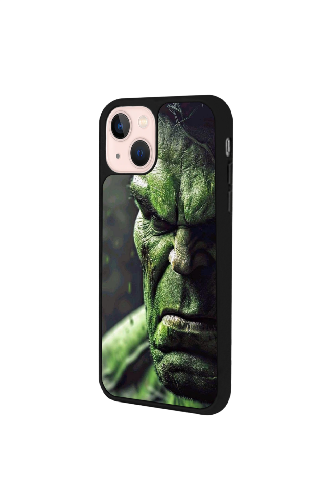 iPhone 13 Mini Uyumlu Hulk Tasarımlı Glossy Premium Kılıf