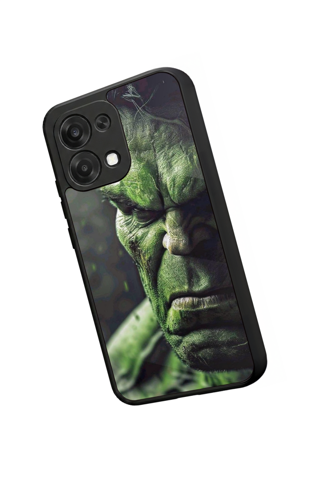 Oppo A6 Pro Uyumlu Hulk Tasarımlı Glossy Premium Kılıf