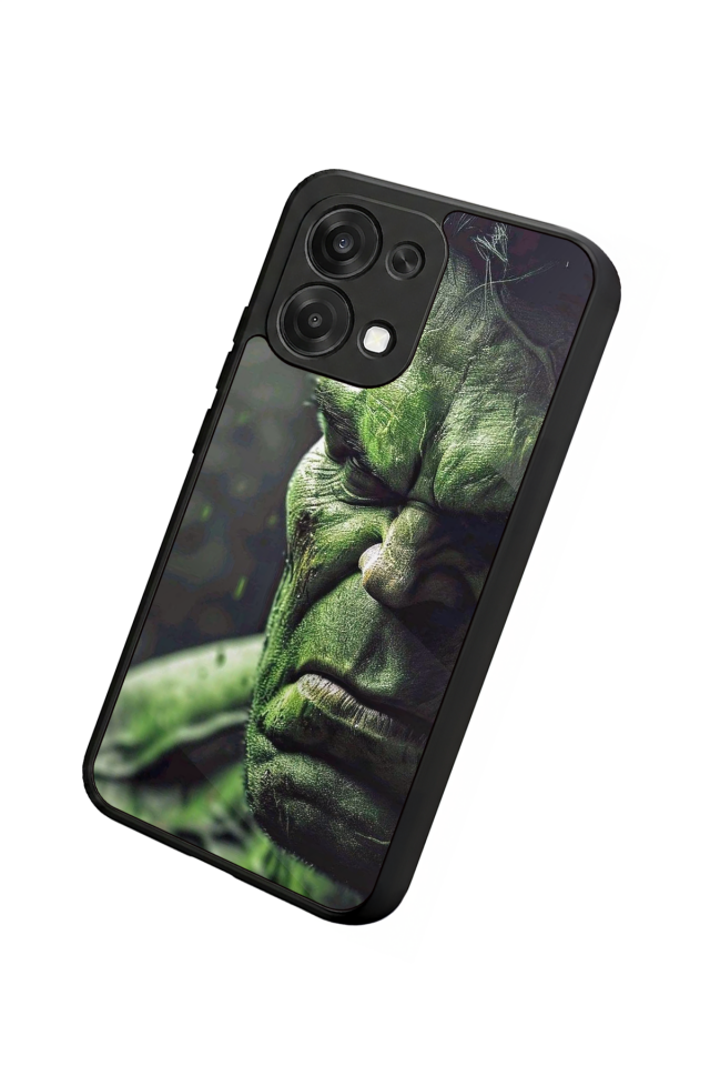 Oppo A6 Pro Uyumlu Hulk Tasarımlı Glossy Premium Kılıf