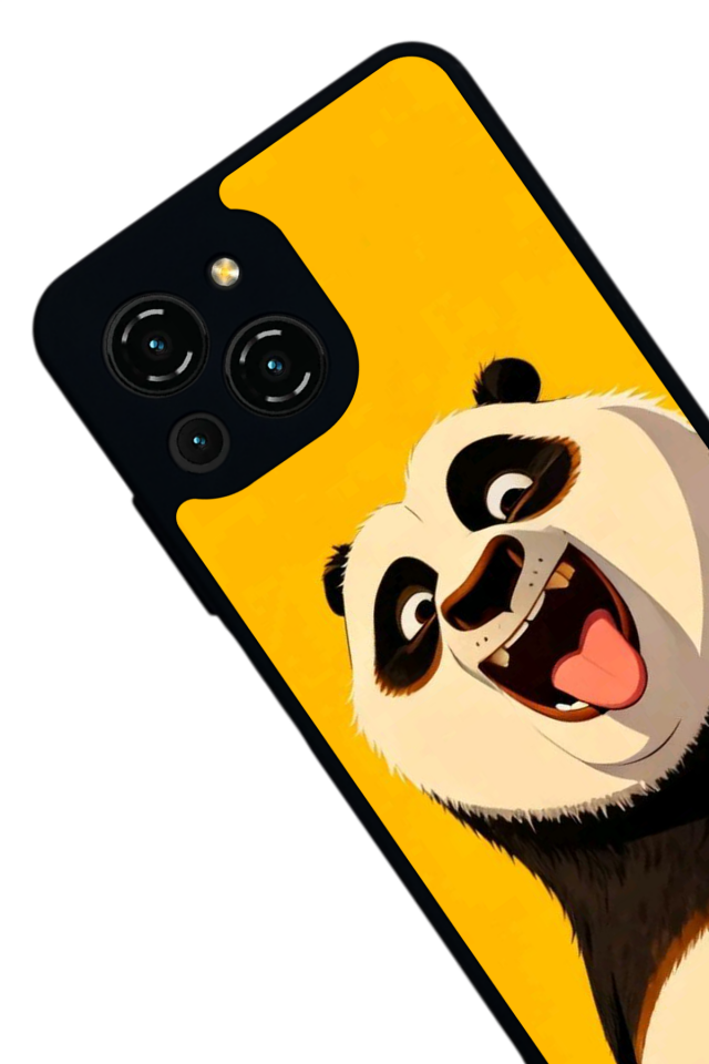 Reeder S23 Pro Max Uyumlu Kung Fu Panda Tasarımlı Glossy Premium Kılıf