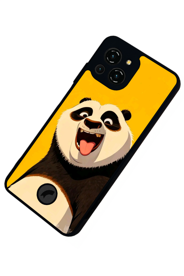 Reeder S23 Pro Max Uyumlu Kung Fu Panda Tasarımlı Glossy Premium Kılıf
