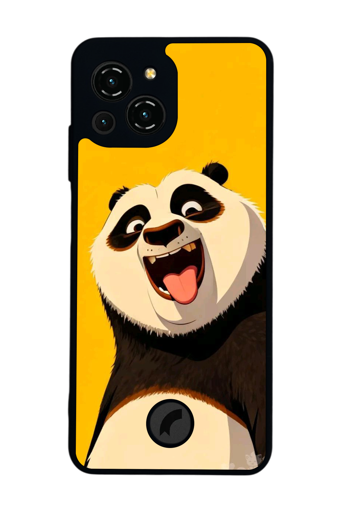 Reeder S23 Pro Max Uyumlu Kung Fu Panda Tasarımlı Glossy Premium Kılıf