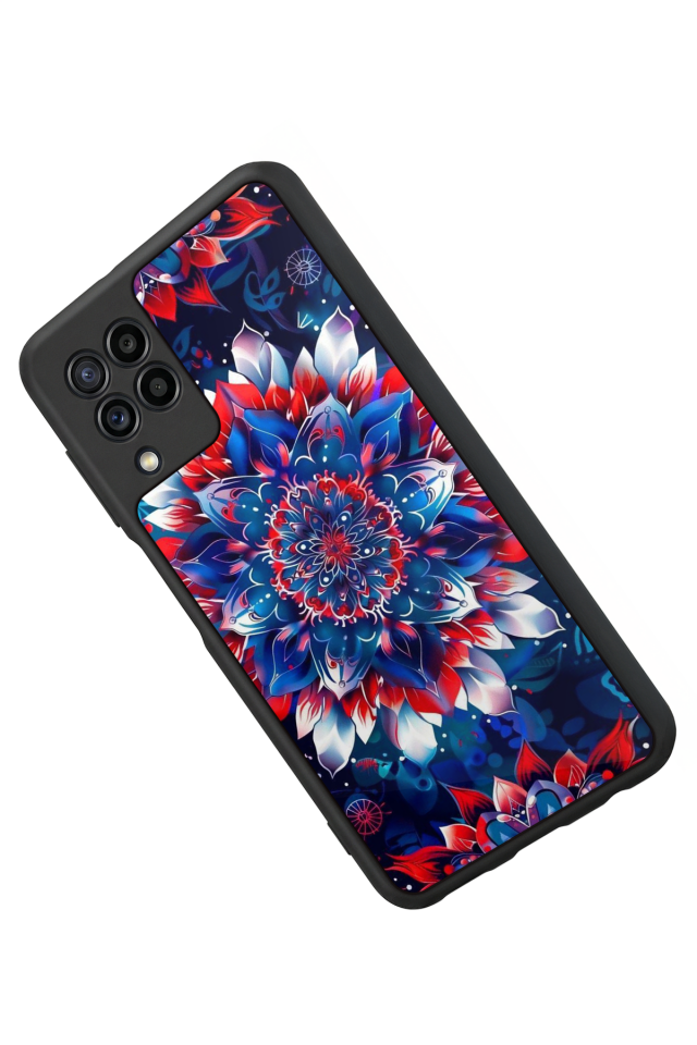 Samsung Galaxy M32 Uyumlu Mandala Tasarımlı Glossy Premium Kılıf