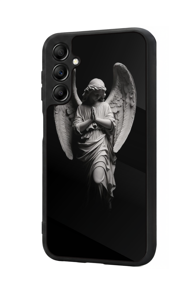 Samsung Galaxy A14 Uyumlu Melek Tasarımlı Glossy Premium Kılıf