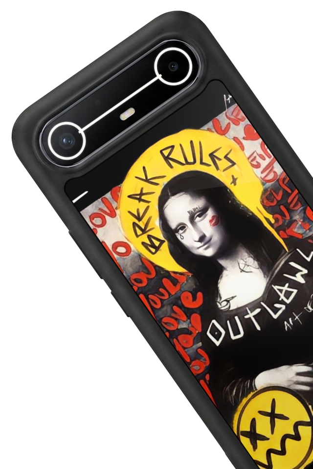 Tecno Spark Slim 5G Uyumlu Monalisa Tasarımlı Glossy Premium Kılıf