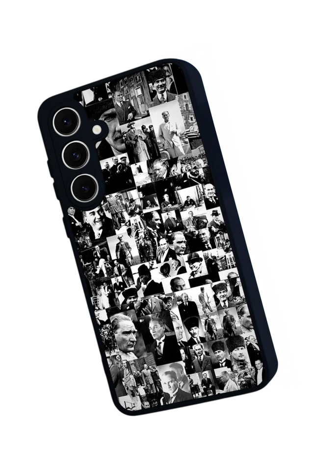 Samsung Galaxy A16 Uyumlu Mustafa Kemal Ataturk Tasarımlı Glossy Premium Kılıf