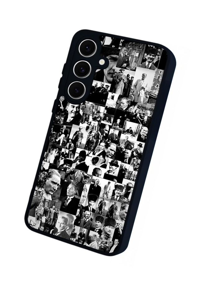 Samsung Galaxy A16 Uyumlu Mustafa Kemal Ataturk Tasarımlı Glossy Premium Kılıf