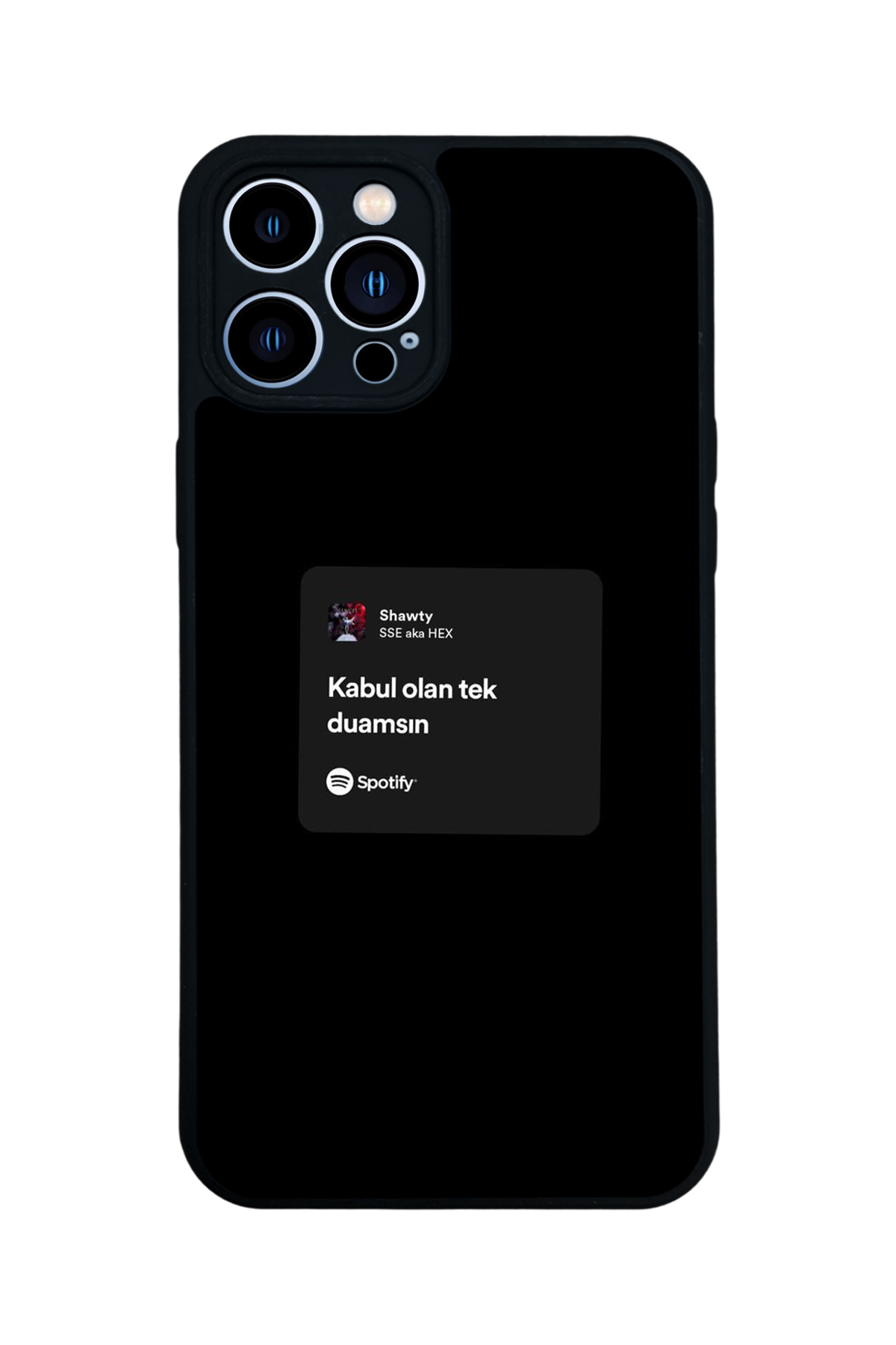 iPhone 12 Pro Max Uyumlu Sarki Sozleri Tasarımlı Glossy Premium Kılıf