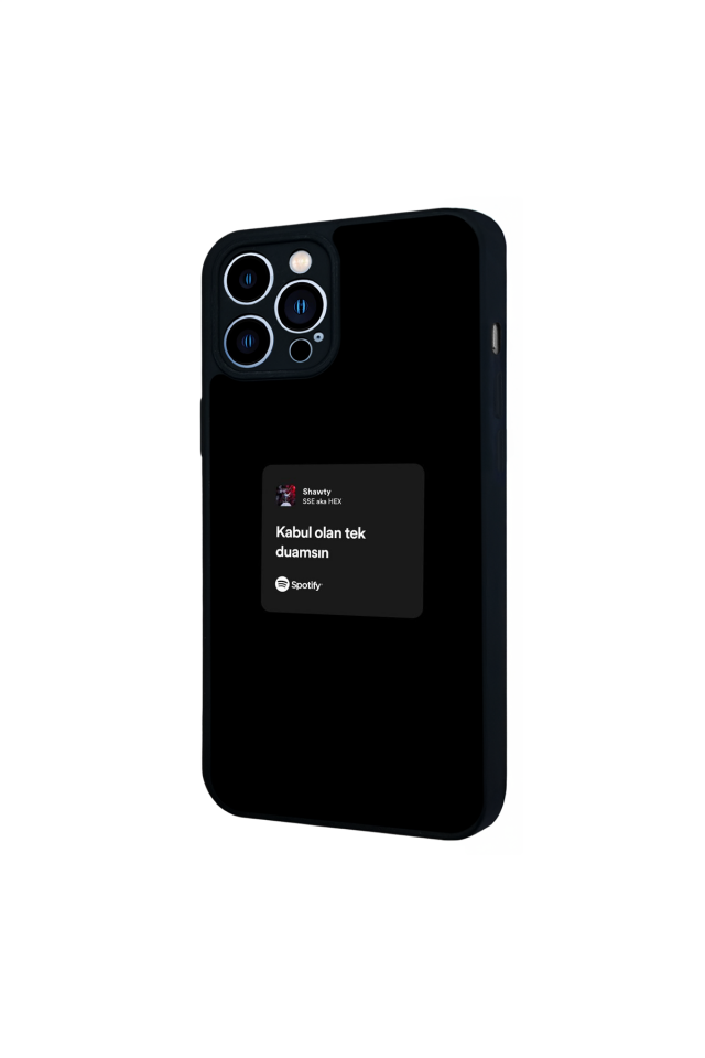 iPhone 12 Pro Max Uyumlu Sarki Sozleri Tasarımlı Glossy Premium Kılıf