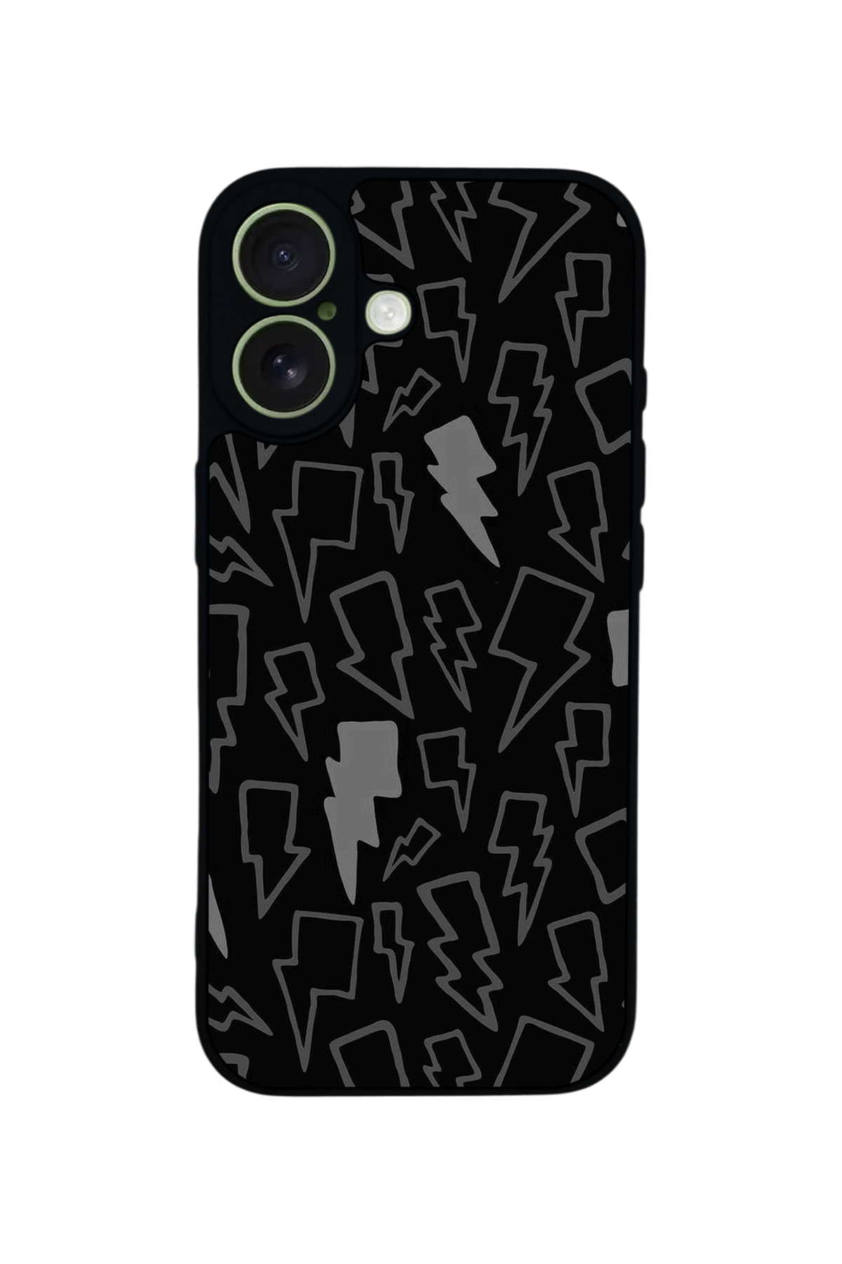 iPhone 17 Uyumlu Simsek Tasarımlı Glossy Premium Kılıf