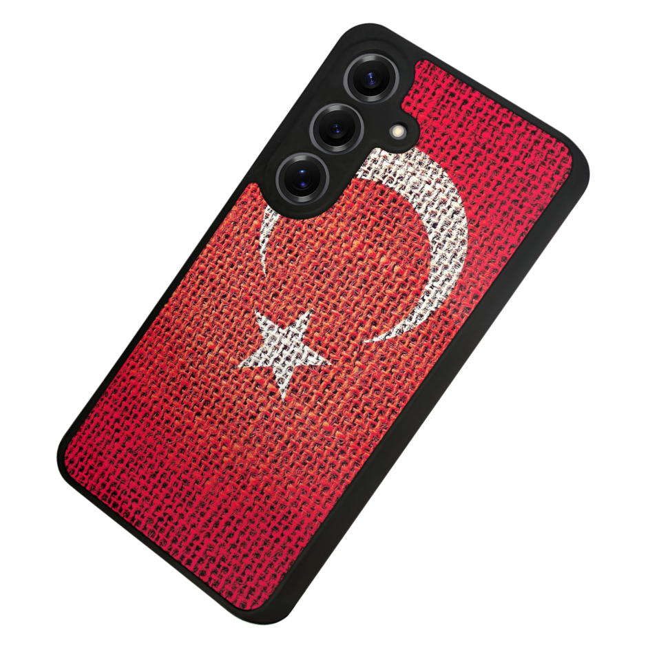 Samsung Galaxy S25 Uyumlu Türk Bayragi Tasarımlı Glossy Premium Kılıf