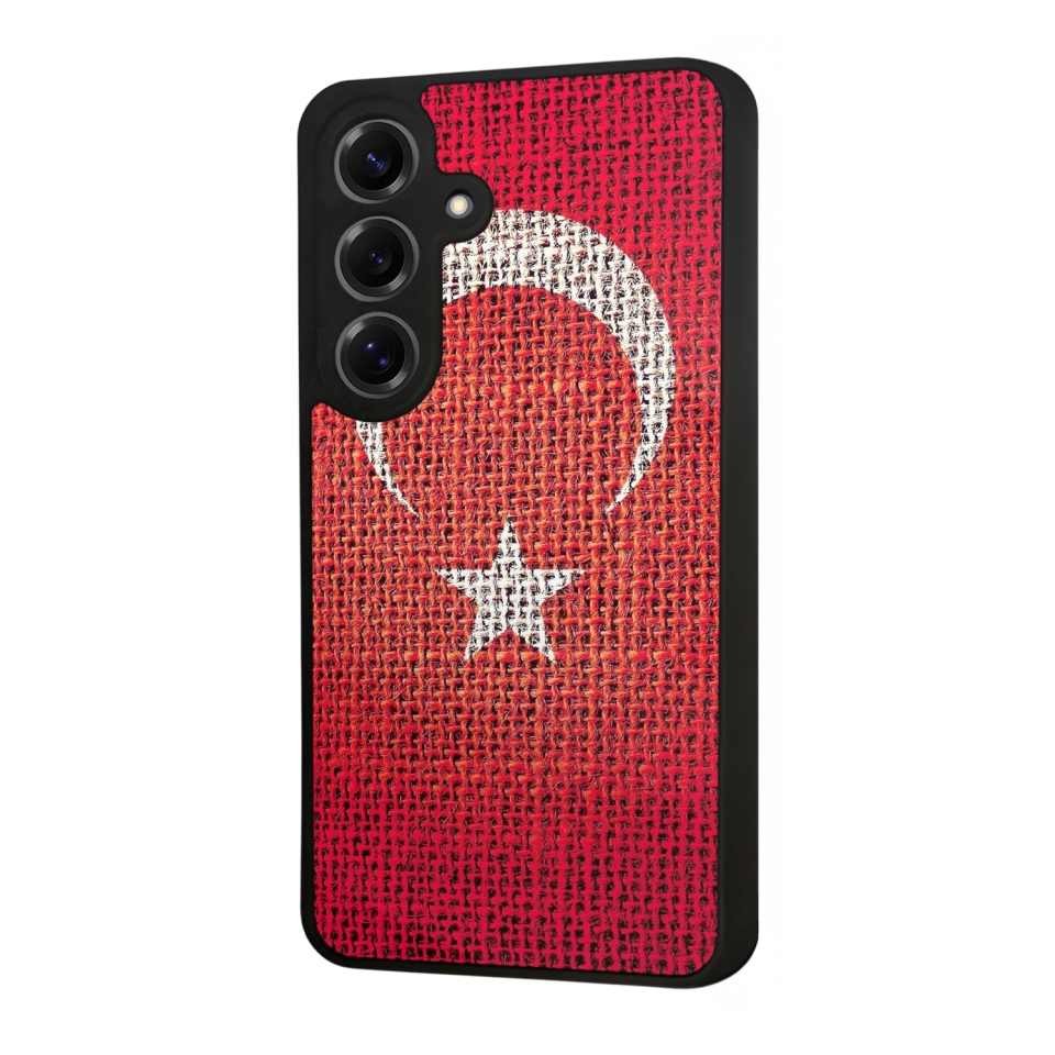 Samsung Galaxy S25 Uyumlu Türk Bayragi Tasarımlı Glossy Premium Kılıf