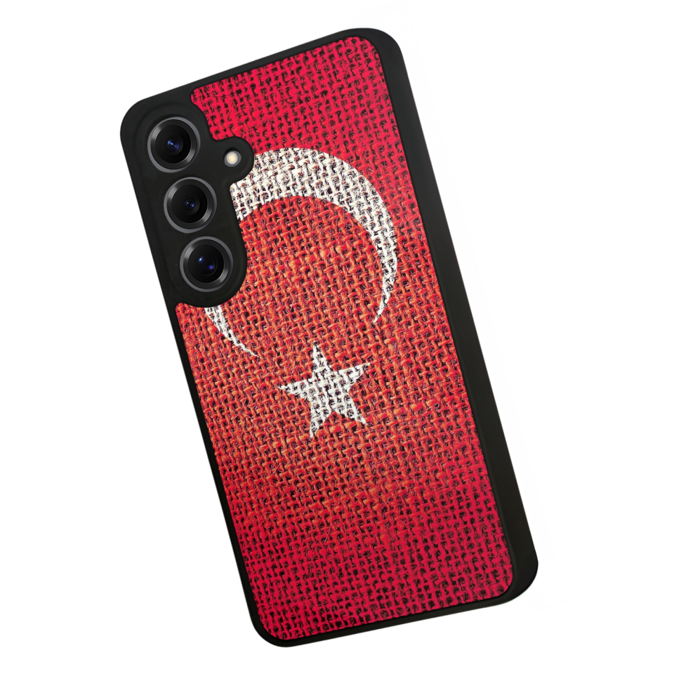 Samsung Galaxy S25 Uyumlu Türk Bayragi Tasarımlı Glossy Premium Kılıf