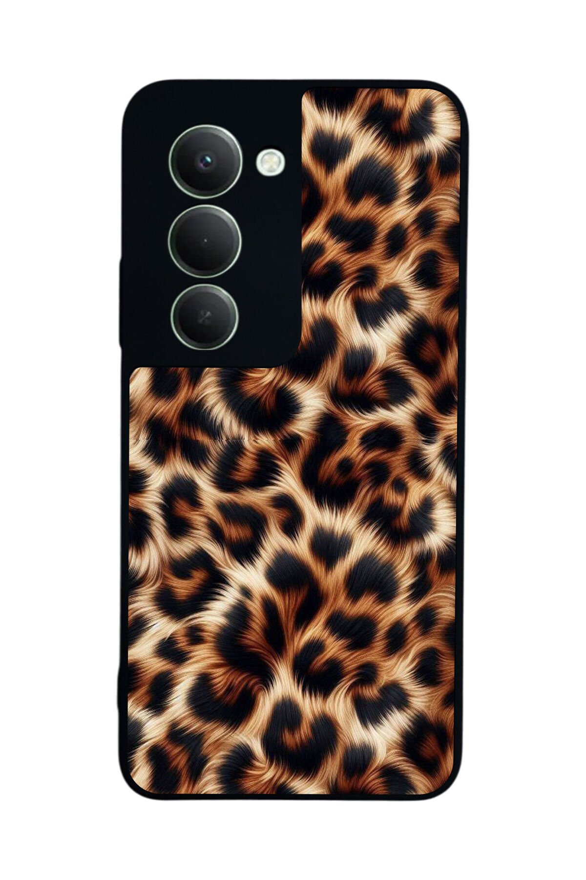 Xiaomi Redmi 15 5G Uyumlu Leopar Tasarımlı Glossy Premium Kılıf